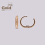 Arete tipo candonga en oro pequeña - Helix Body Jewelry - Tienda Online de Piercings