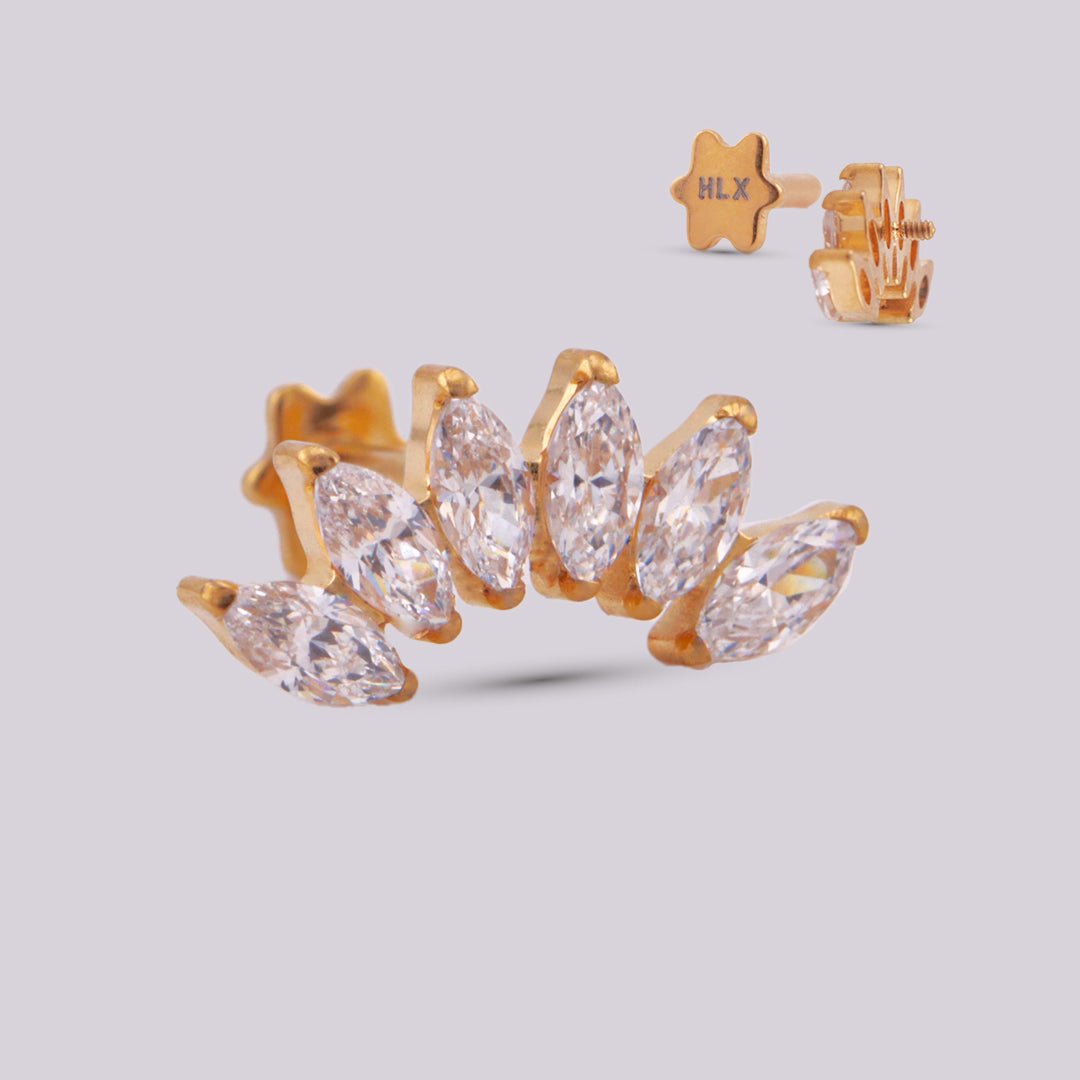 Piercing en titanio - labret Celine - Helix Body Jewelry - Tienda Online de Piercings