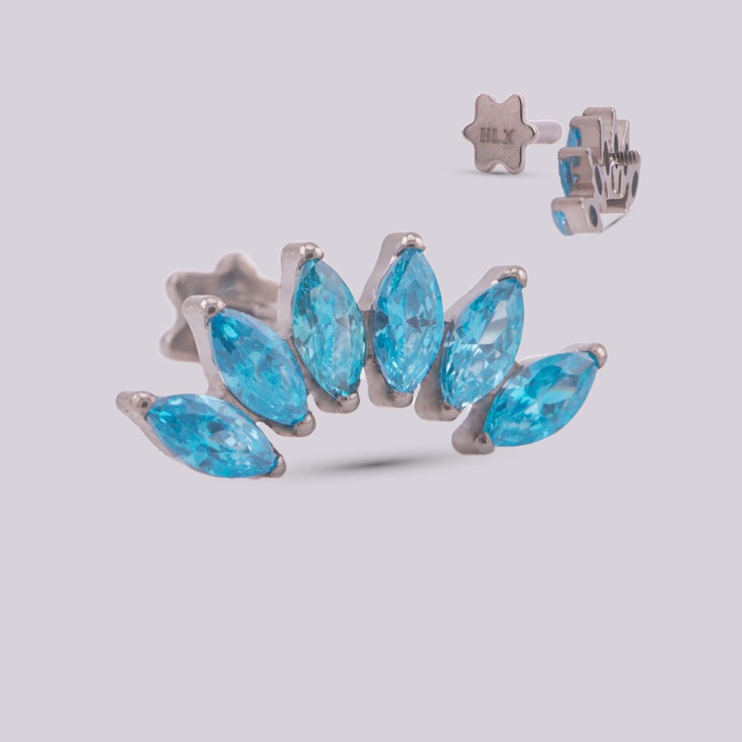 Piercing en titanio - labret Celine - Helix Body Jewelry - Tienda Online de Piercings