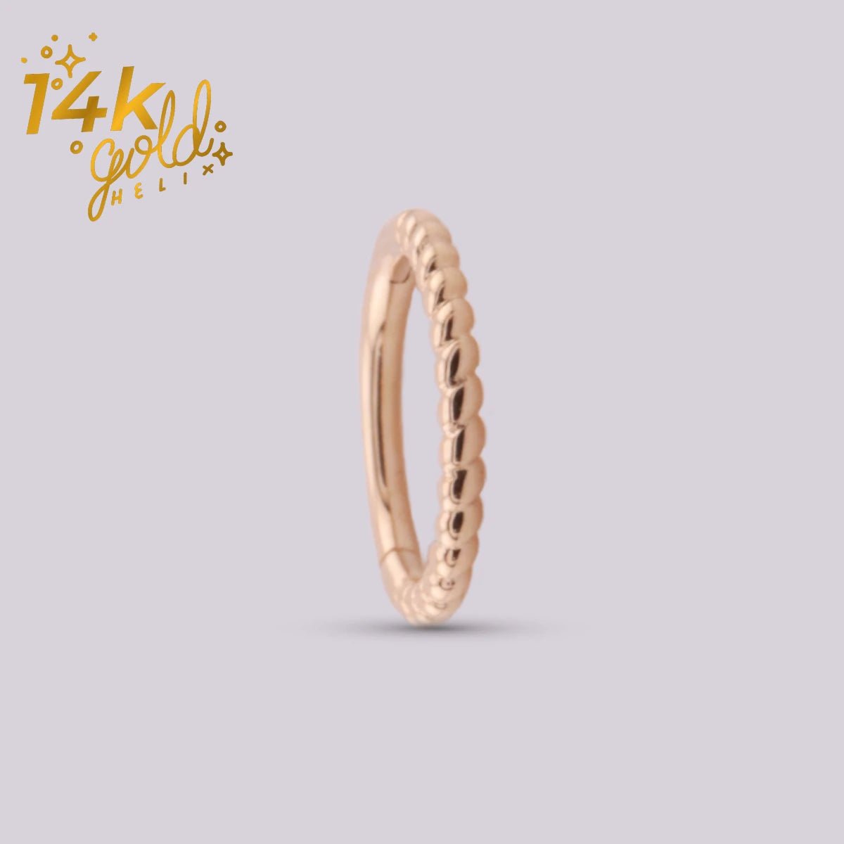 Joya para oreja - Lazo de Oro - Helix Body Jewelry - Tienda Online de Piercings