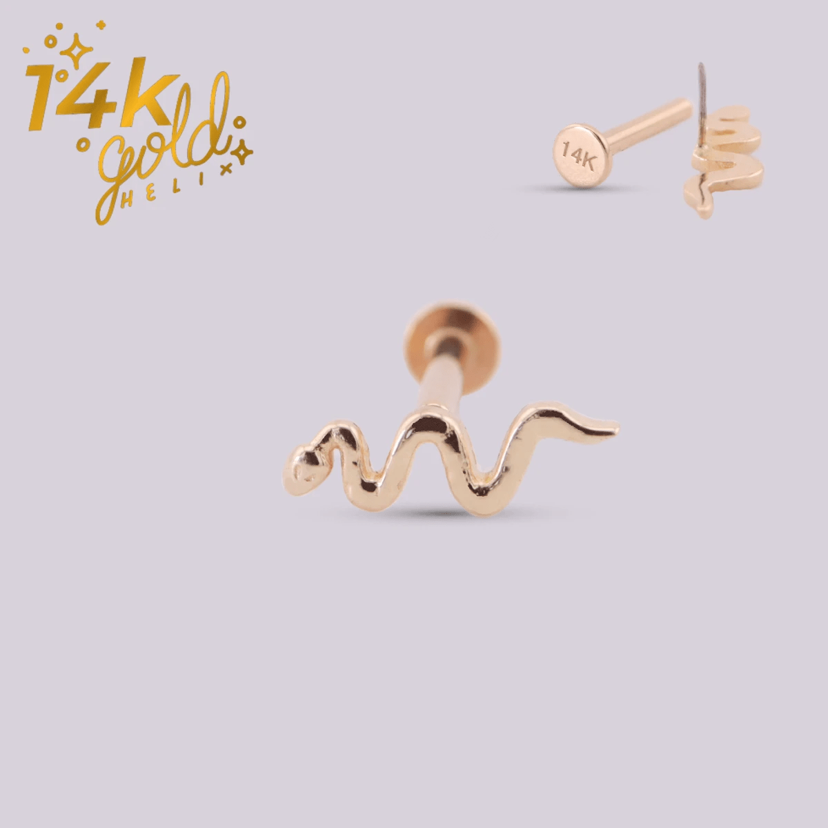 Luxury Sily | Oro 14K - Helix Body Jewelry - Tienda Online de Piercings
