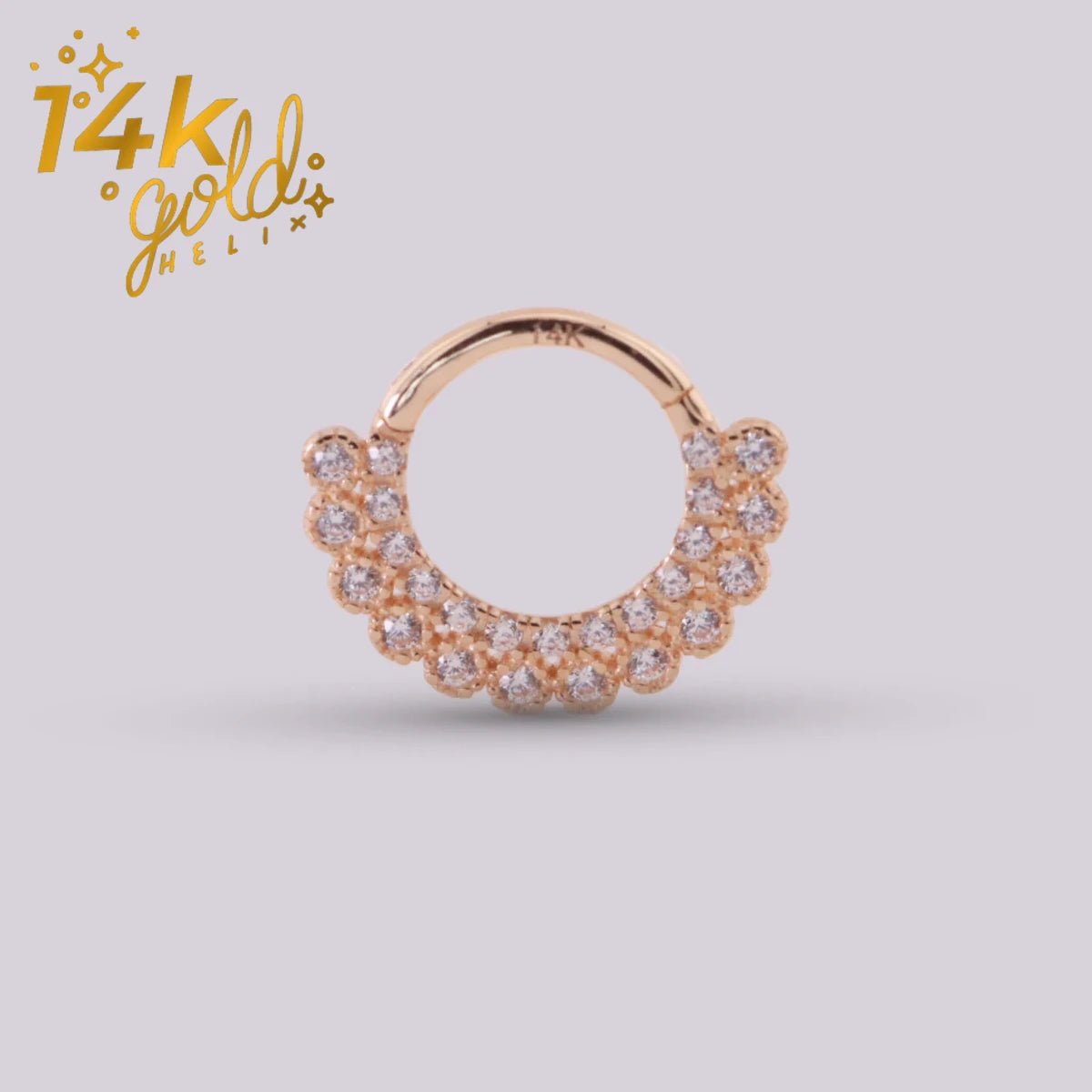 Luxury Eldora | Oro 14k - Helix Body Jewelry - Tienda Online de Piercings