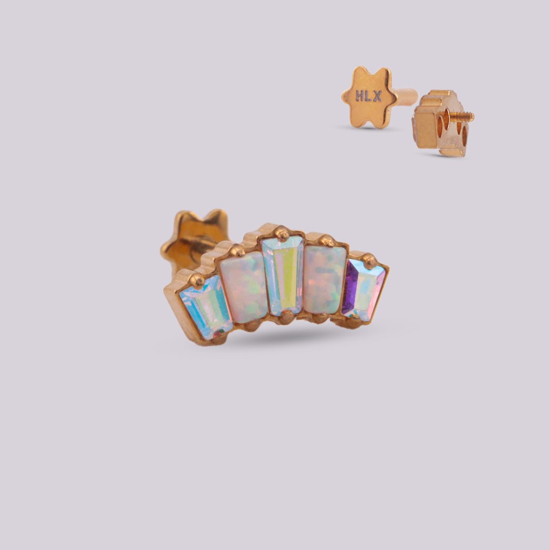 Piercing en forma de corona - Dinasty - Helix Body Jewelry - Tienda Online de Piercings