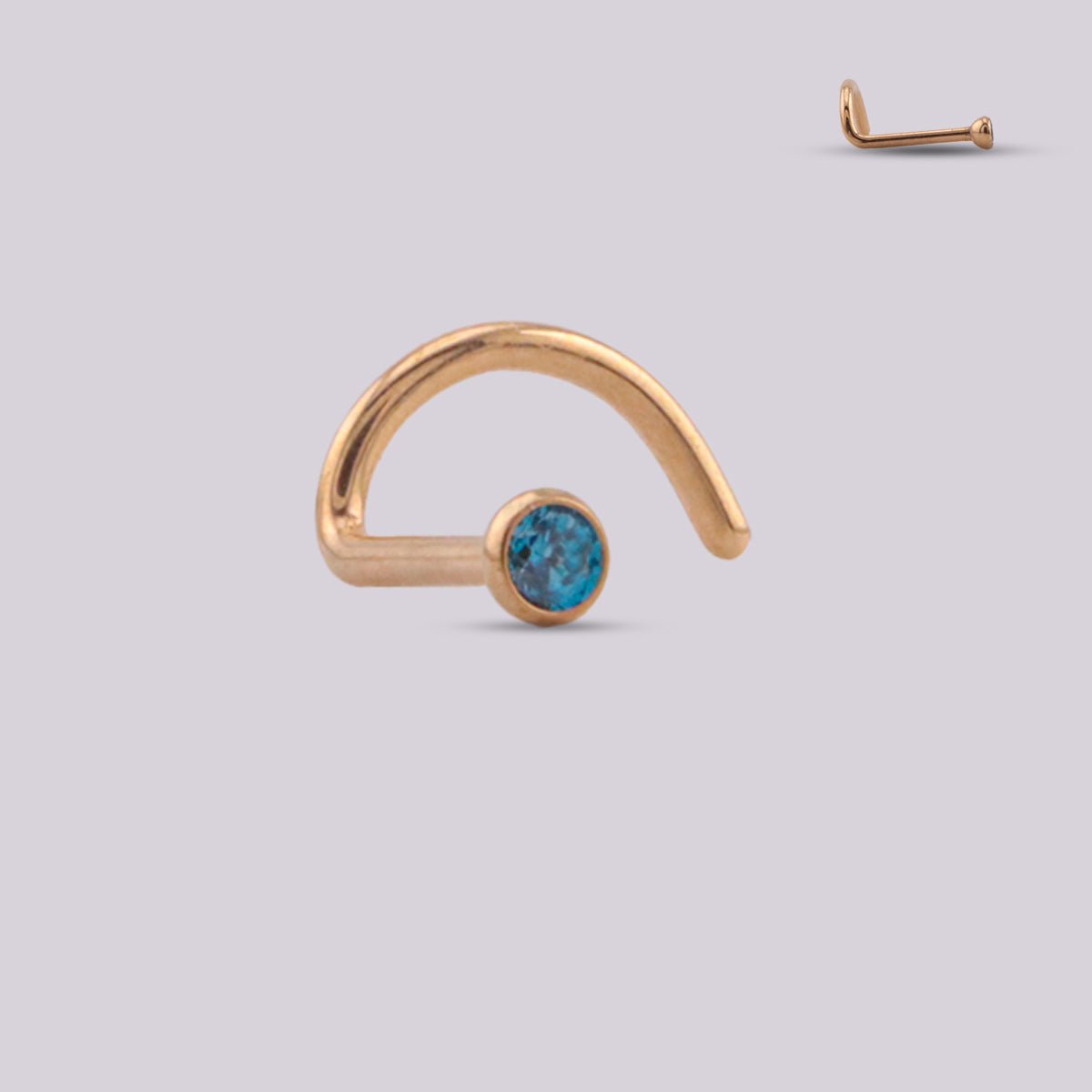 Piercing Nariz Aqua - Helix Body Jewelry - Tienda Online de Piercings