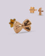 Labret en Titanio con forma de moño, Joyería hipoalergénica - Helix Body Jewelry - Tienda Online de Piercings