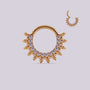 Aro Sol con para daith y septum - Helix Body Jewelry - Tienda Online de Piercings