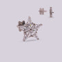 Labret de titanio con estrella y zircones - Helix Body Jewelry - Tienda Online de Piercings