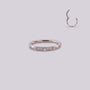 Aro para piercing oreja Lizz - Helix Body Jewelry - Tienda Online de Piercings