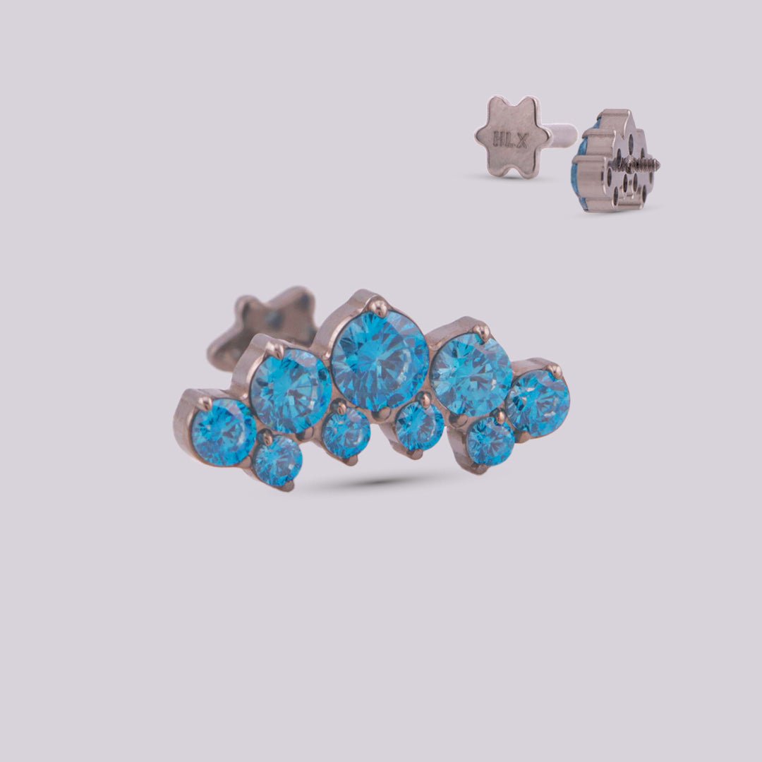 Victoria labret en titanio - Helix Body Jewelry - Tienda Online de Piercings