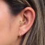 Joya para oreja en oro con forma de Libelula - Helix Body Jewelry - Tienda Online de Piercings