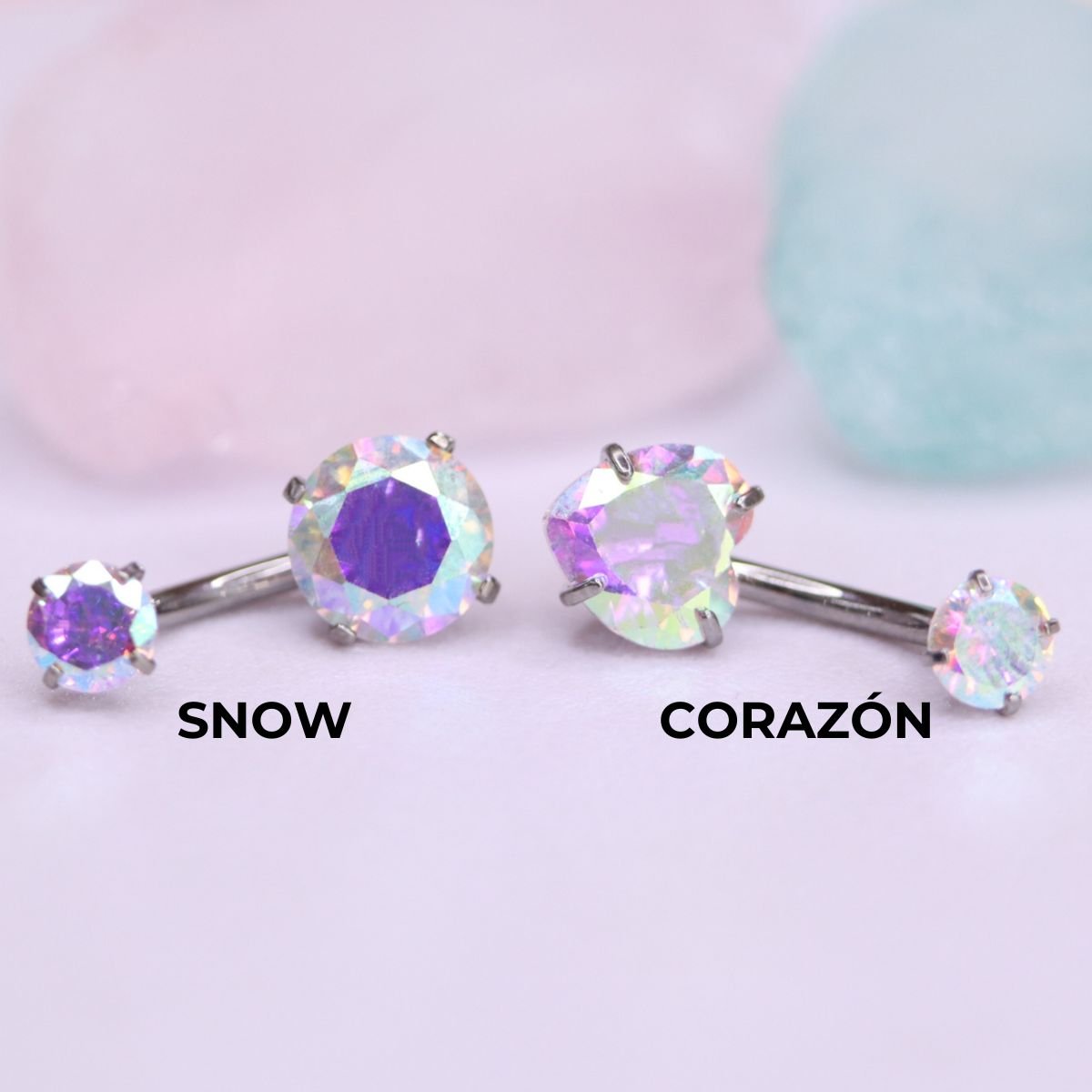 Piercing Ombligo Corazón AB - Helix Body Jewelry - Tienda Online de Piercings