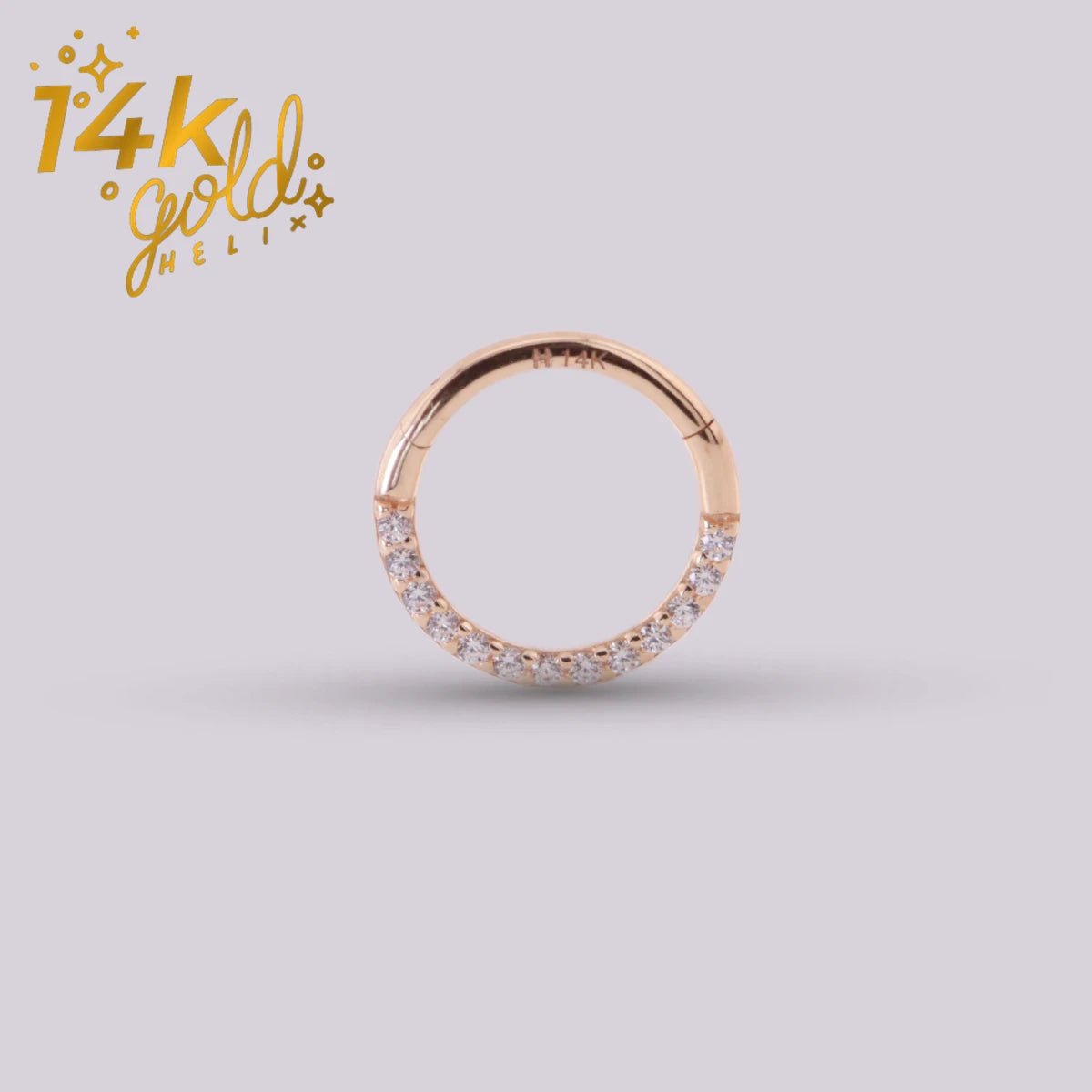 Luxury Atena | Oro 14k - Helix Body Jewelry - Tienda Online de Piercings