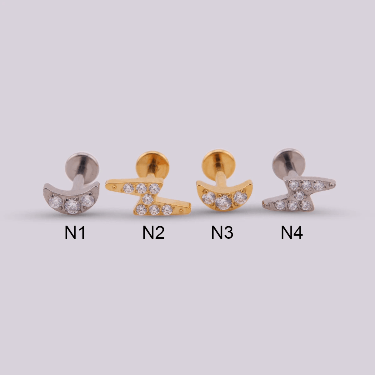 Joya para piercing Nova - Helix Body Jewelry - Tienda Online de Piercings