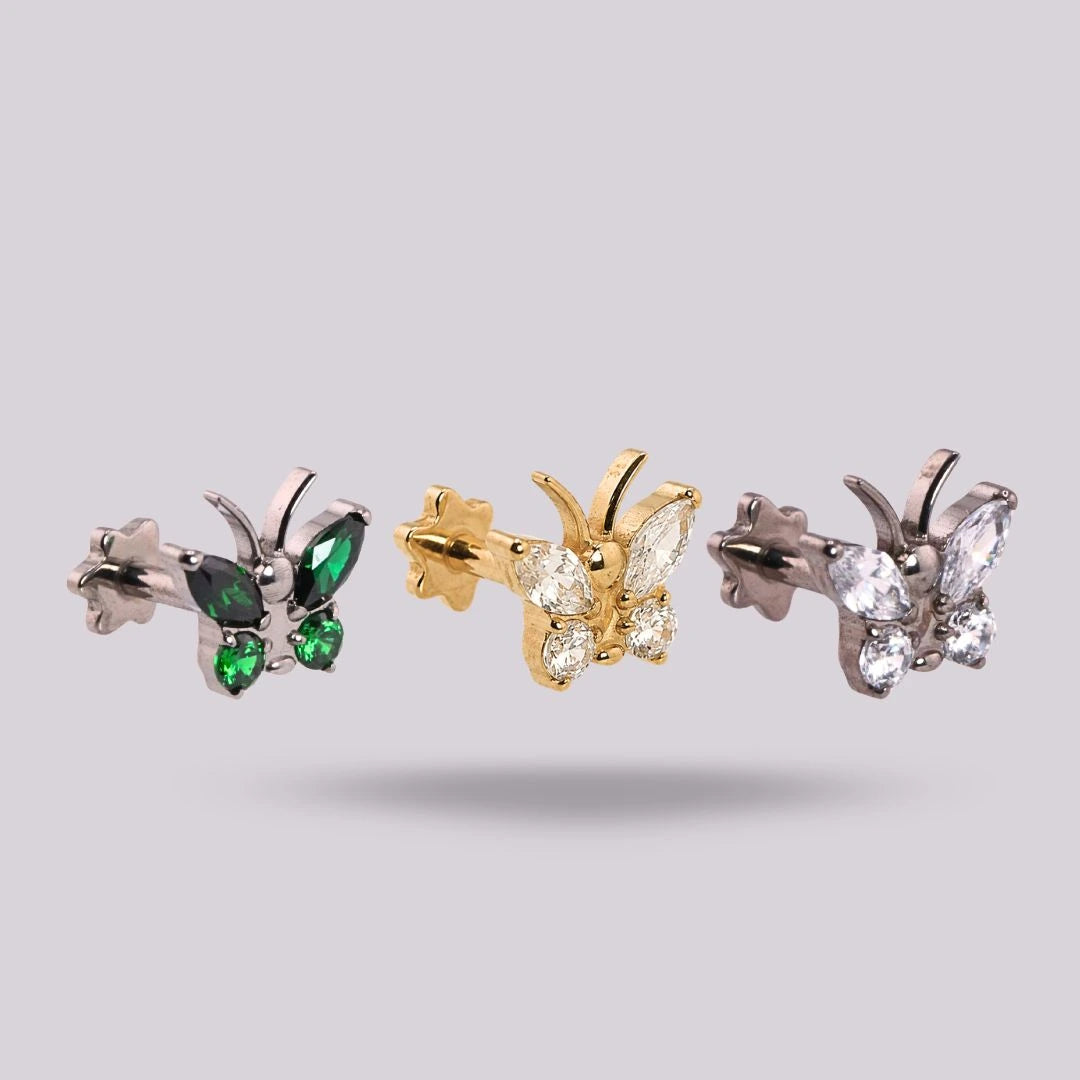 Labret Mariposa Animal Glow