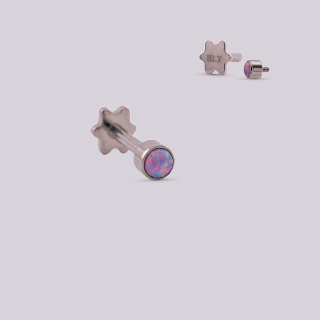 Labret en titanio Colors - Helix Body Jewelry - Tienda Online de Piercings