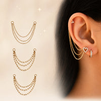 Cadenas Conectoras para Piercing en Oro y Titanio