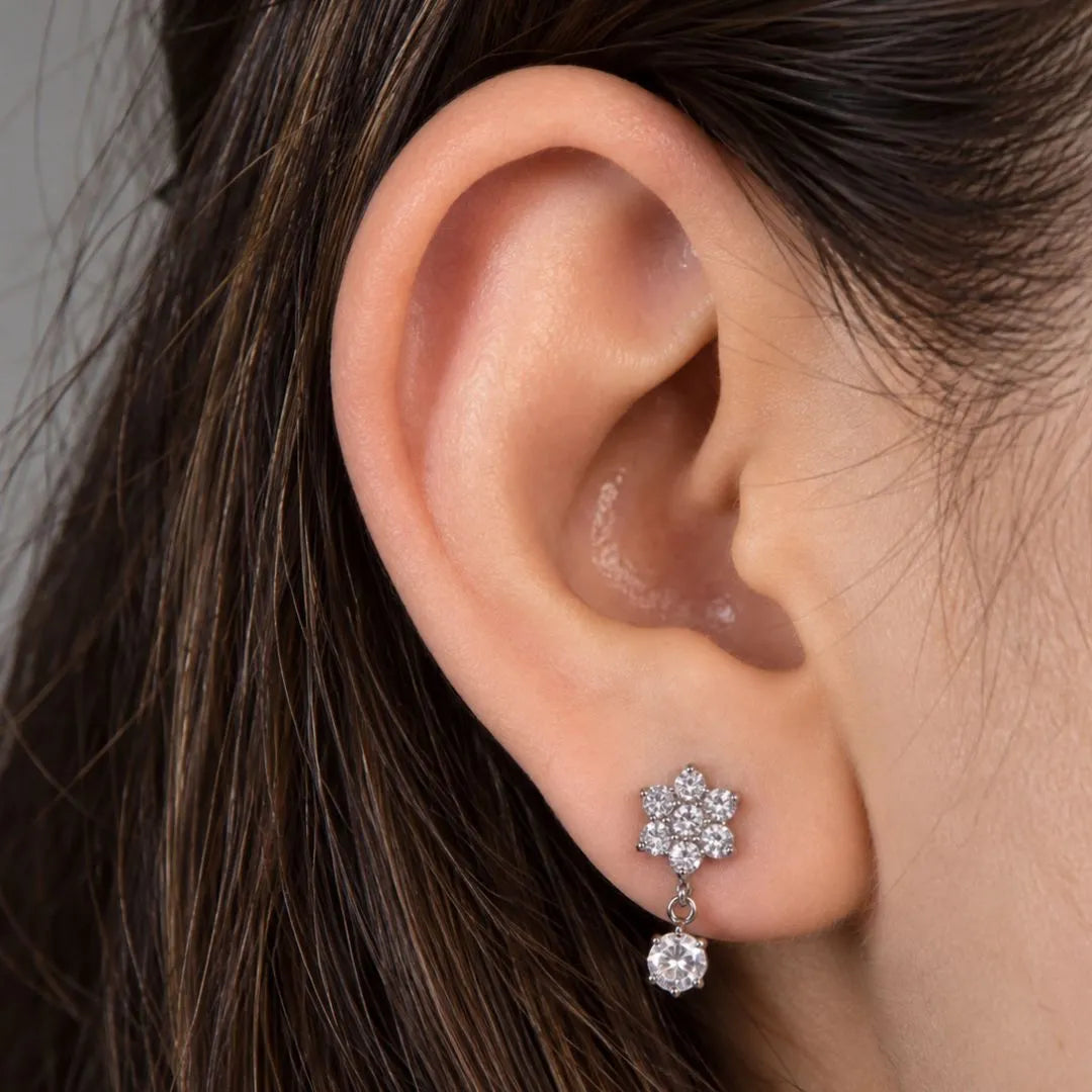 Labret Flor Colgante