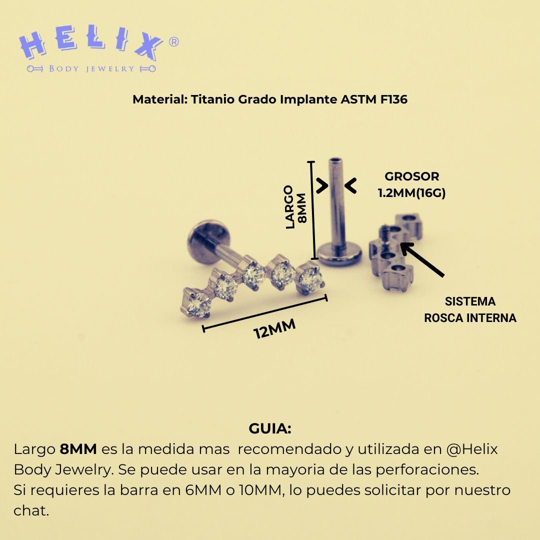 Piercing para Helix - Penta - Helix Body Jewelry - Tienda Online de Piercings