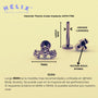 Labret para piercing - Hidra - Helix Body Jewelry - Tienda Online de Piercings