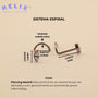 Nostril Marquesa - Helix Body Jewelry - Tienda Online de Piercings