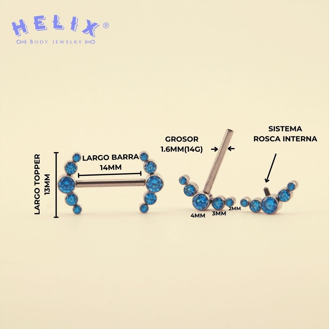Nipple Carol - Helix Body Jewelry - Tienda Online de Piercings