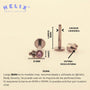 Joyas en titanio para piercing - Minni - Helix Body Jewelry - Tienda Online de Piercings