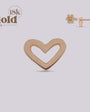 Pendiente Corazón Oro 18K - Elegancia y Delicadeza en tu piercing - Helix Body Jewelry - Tienda Online de Piercings