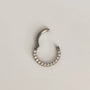 Aro zirconia plateado - Helix Body Jewelry - Tienda Online de Piercings