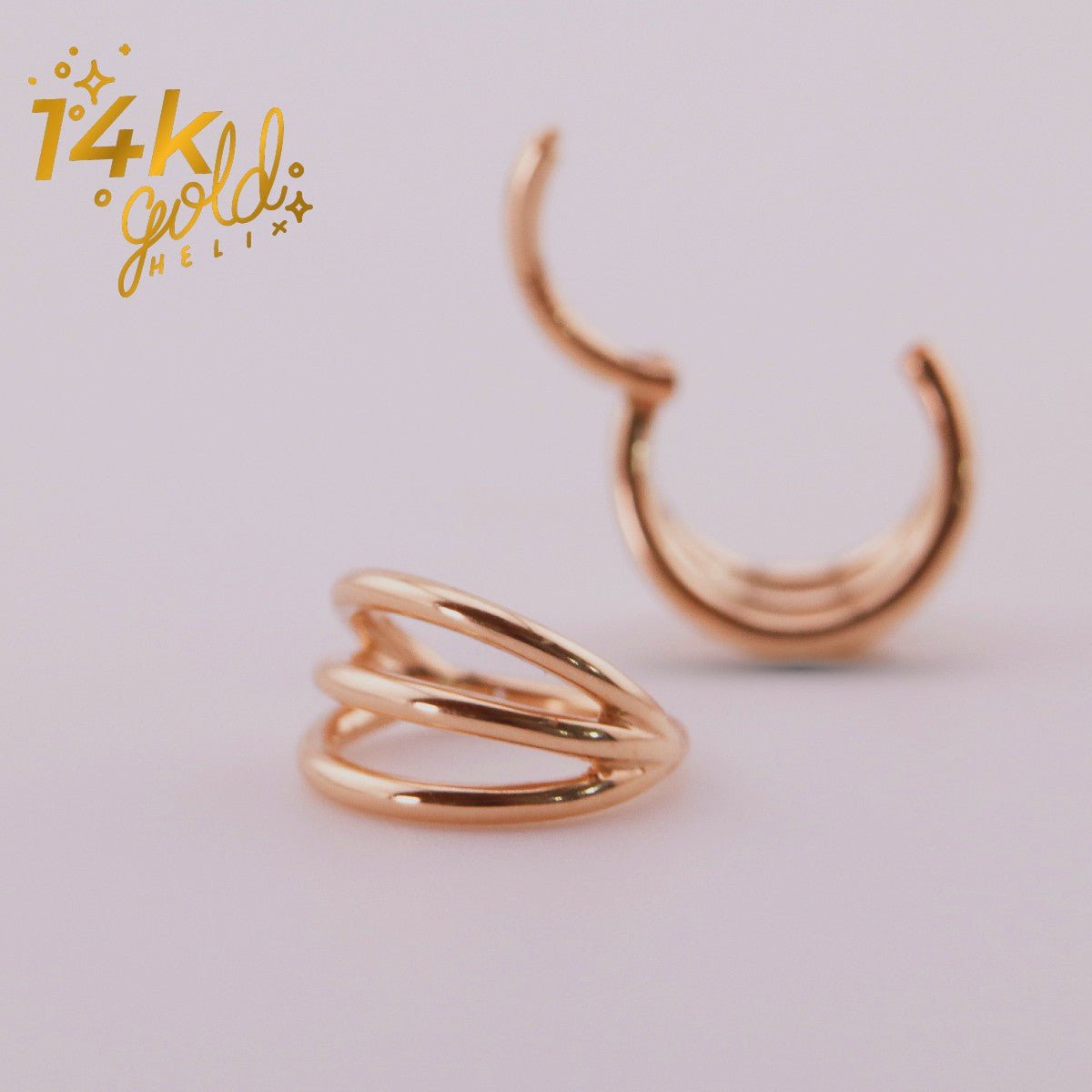 Luxury Cleo | Oro 14k - Helix Body Jewelry - Tienda Online de Piercings
