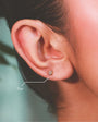 Labret Flor Dorada Titanio | Piercing Helix Tragus Conch - Helix Body Jewelry - Tienda Online de Piercings