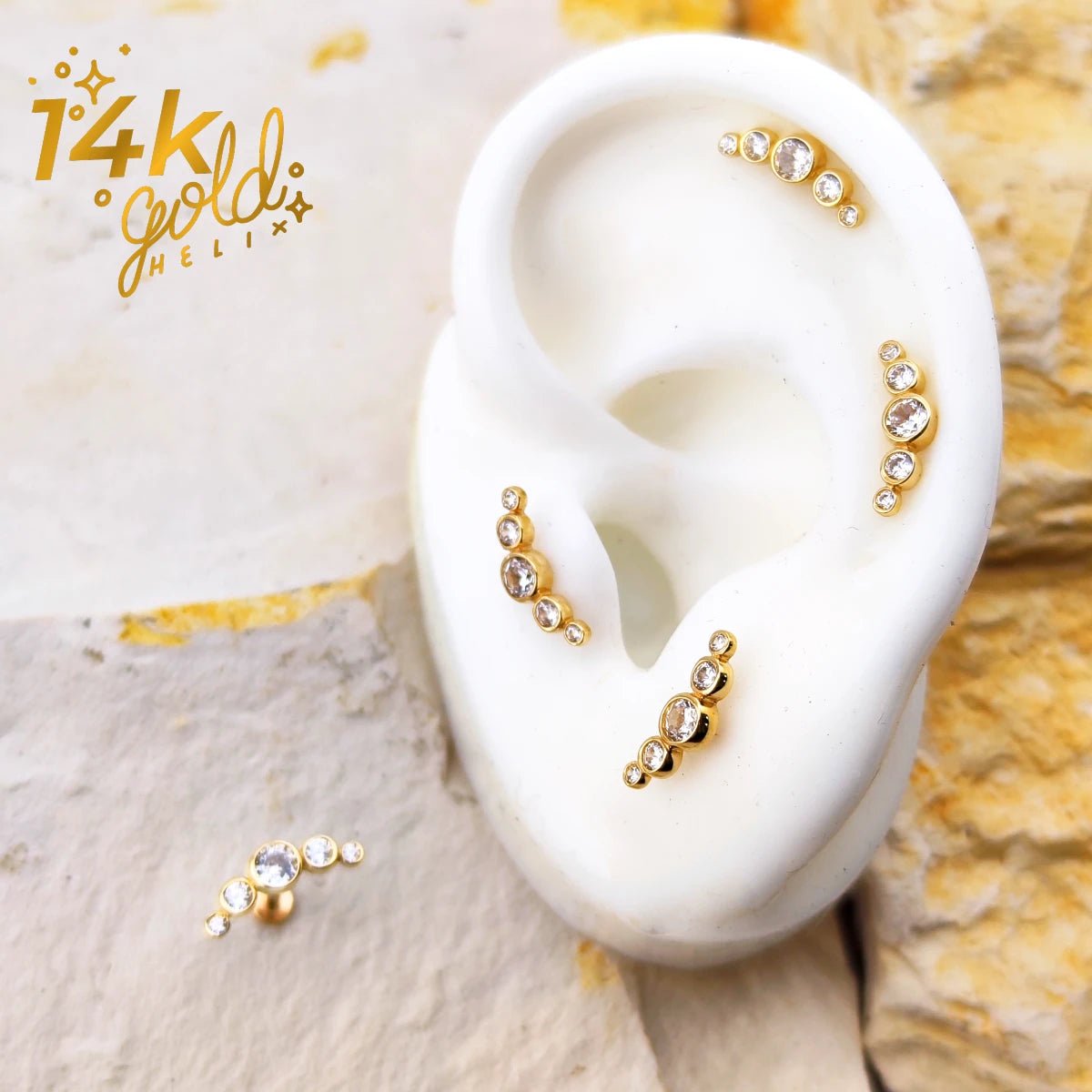 Luxury Midas | Oro 14k - Helix Body Jewelry - Tienda Online de Piercings