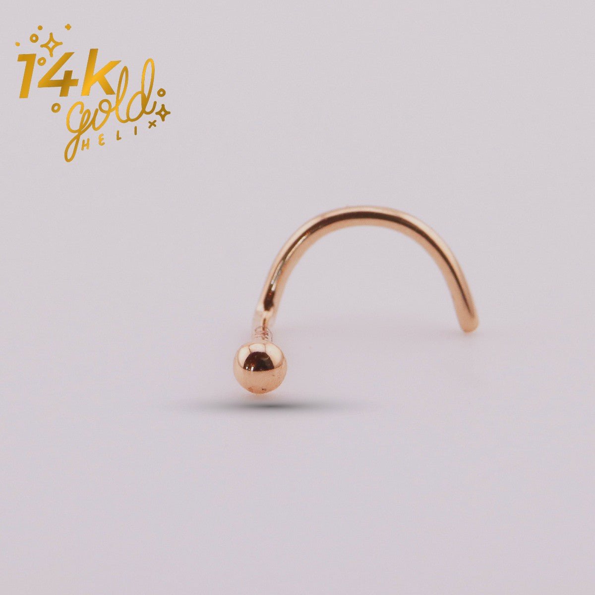 Piercing nariz Point | Oro 14k - Helix Body Jewelry - Tienda Online de Piercings