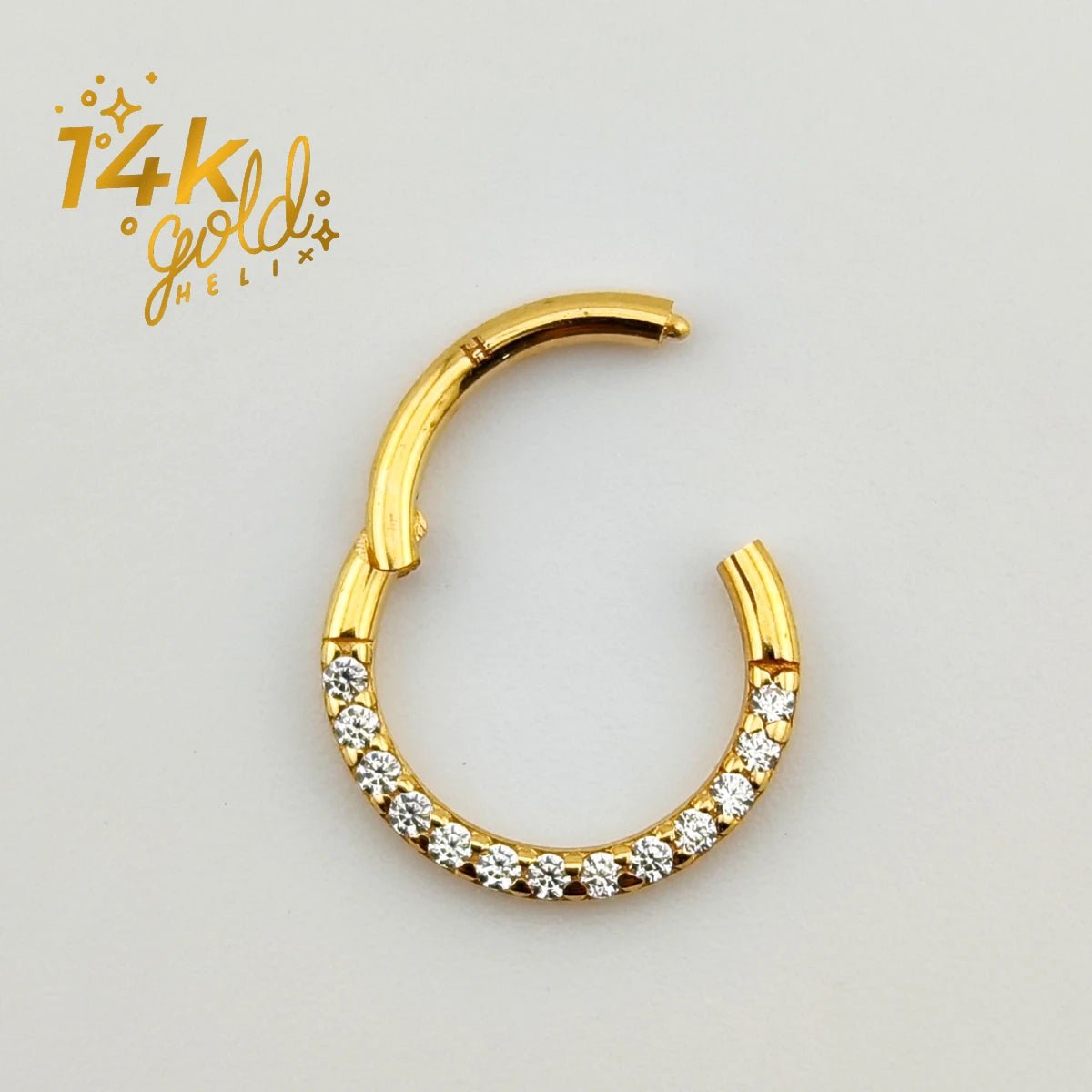 Luxury Atena | Oro 14k - Helix Body Jewelry - Tienda Online de Piercings
