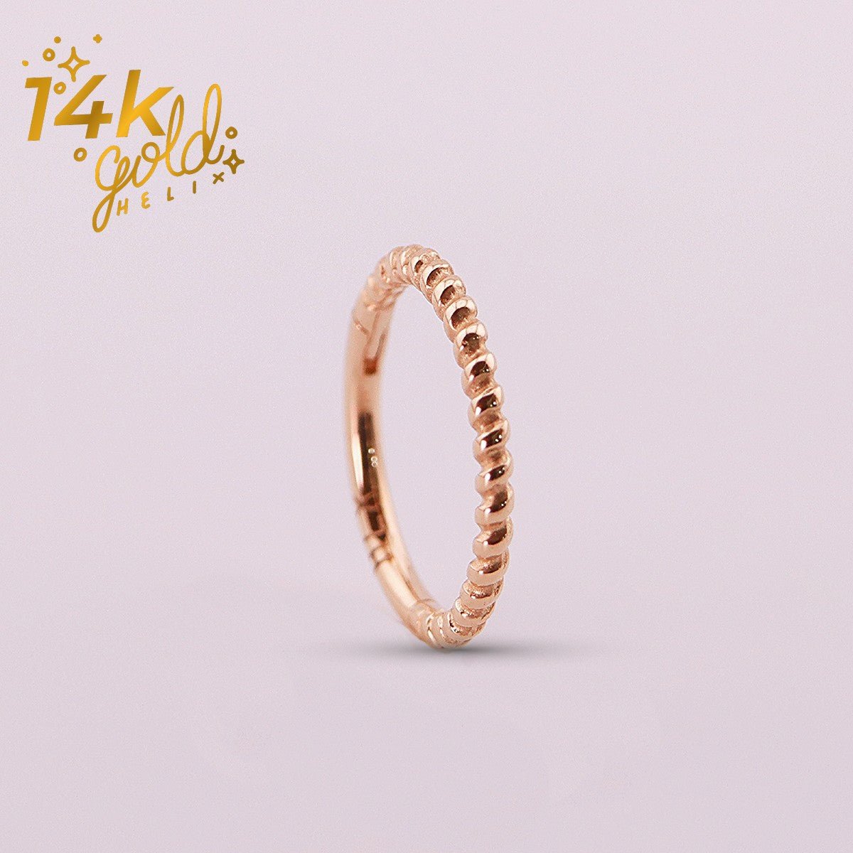 Piercing Nariz Luxury Braid | Oro 14k - Helix Body Jewelry - Tienda Online de Piercings