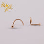 Piercing nariz Point | Oro 14k - Helix Body Jewelry - Tienda Online de Piercings