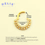Luxury Eldora | Oro 14k - Helix Body Jewelry - Tienda Online de Piercings