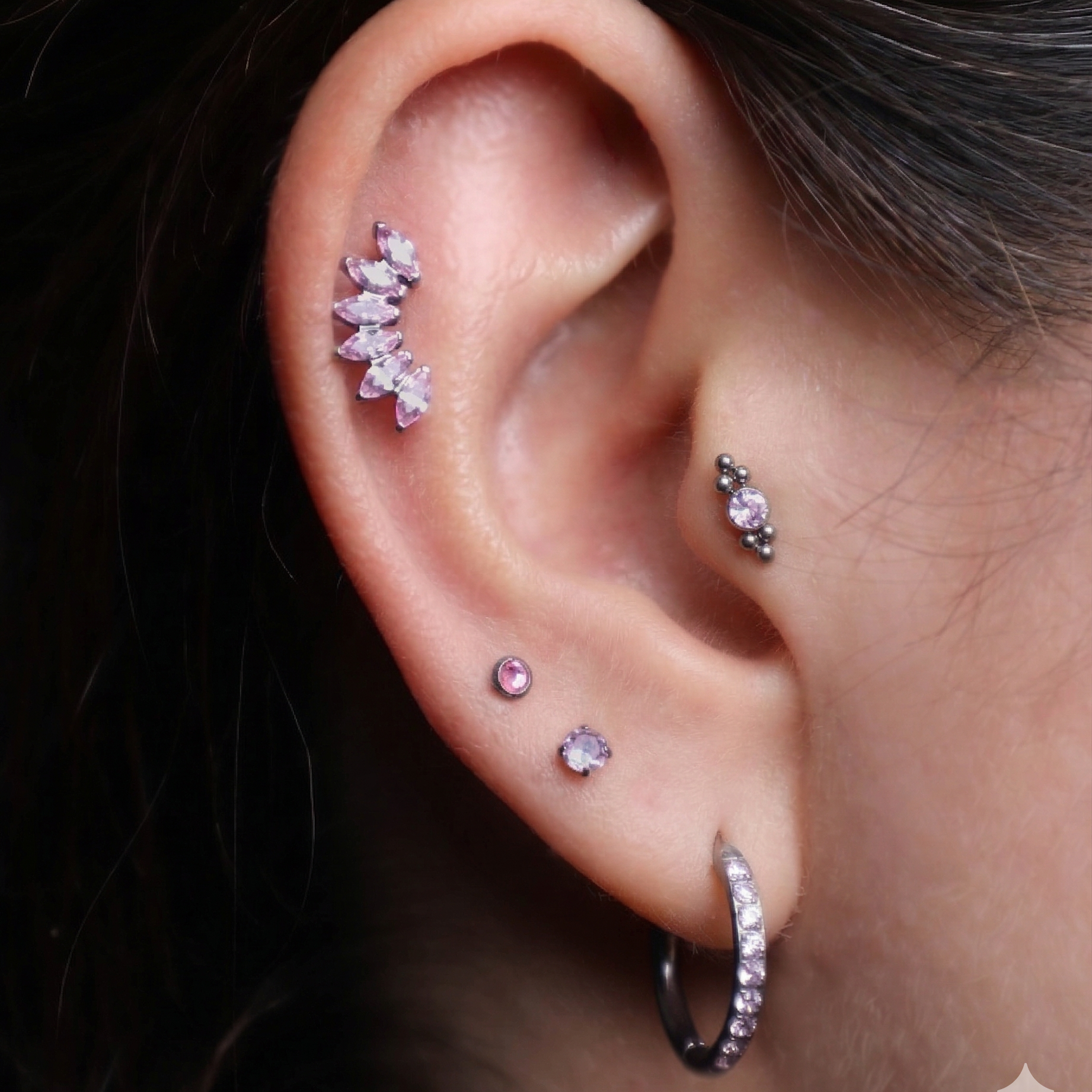 Set Pink Piercing
