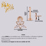 Arete en oro solido 14K con cristales Swarovski - Rigel - Helix Body Jewelry - Tienda Online de Piercings