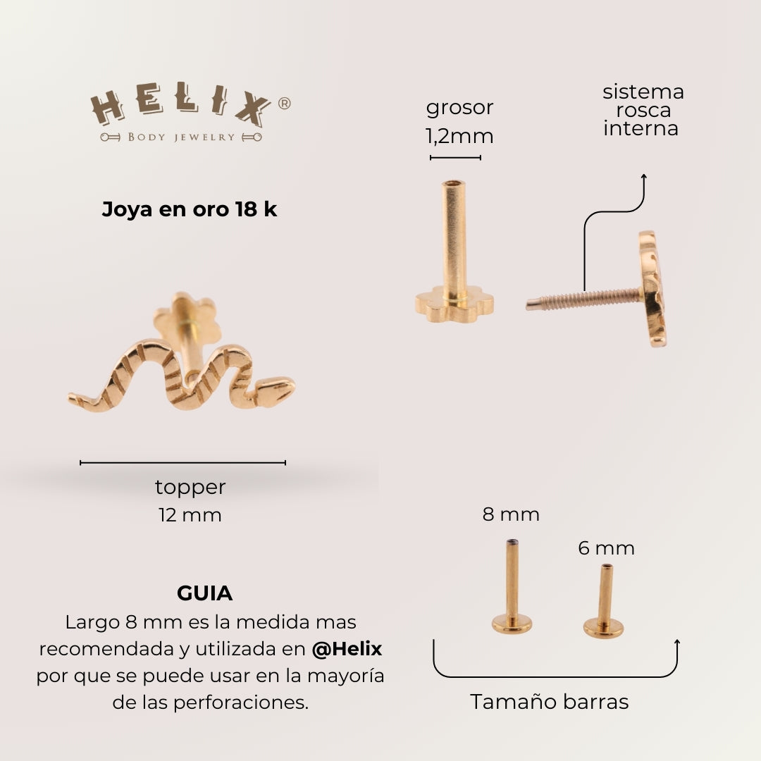 Serpiente Oro 18K