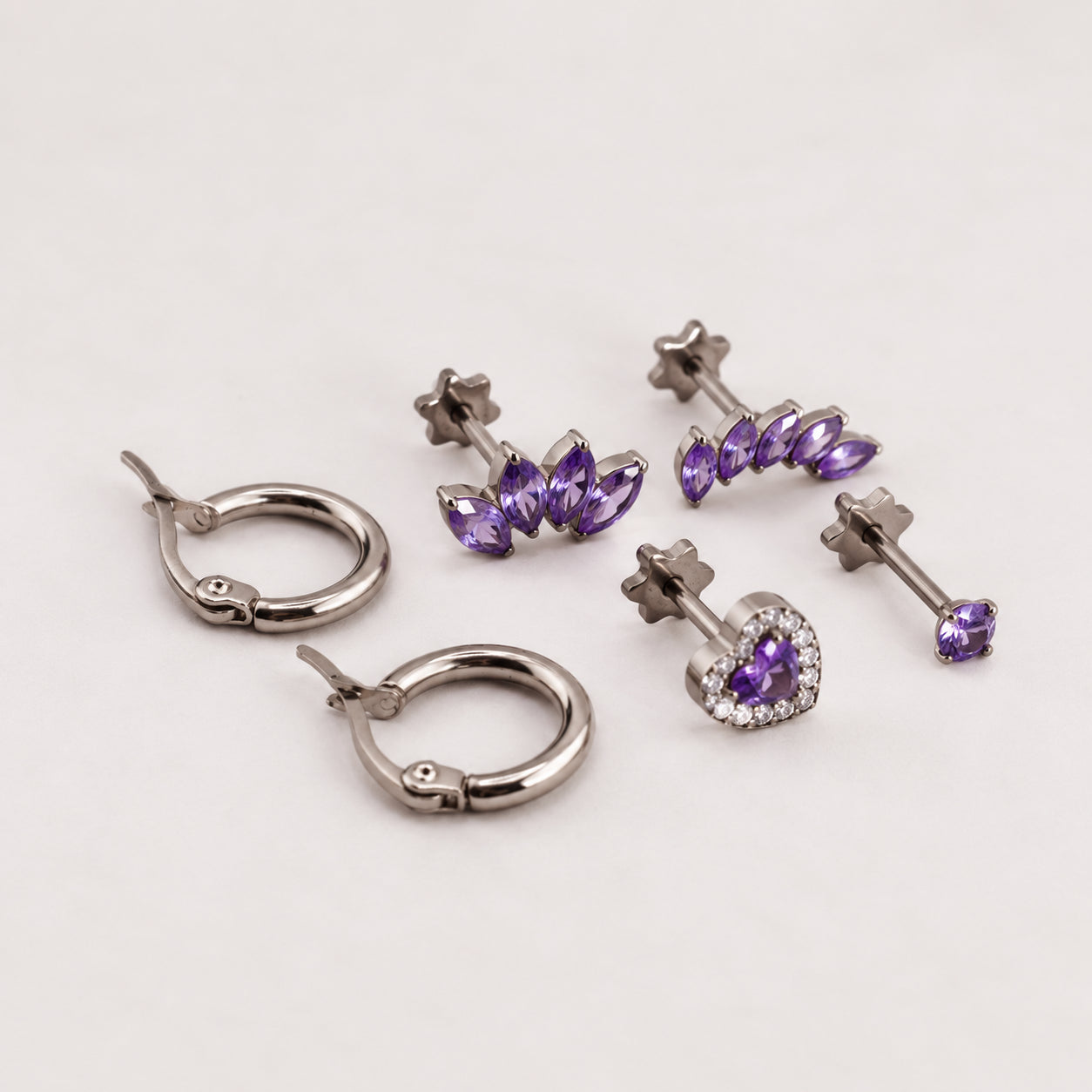 Set Piercing Lilac