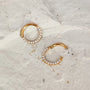 Aro zirconia Dorado - Helix Body Jewelry - Tienda Online de Piercings