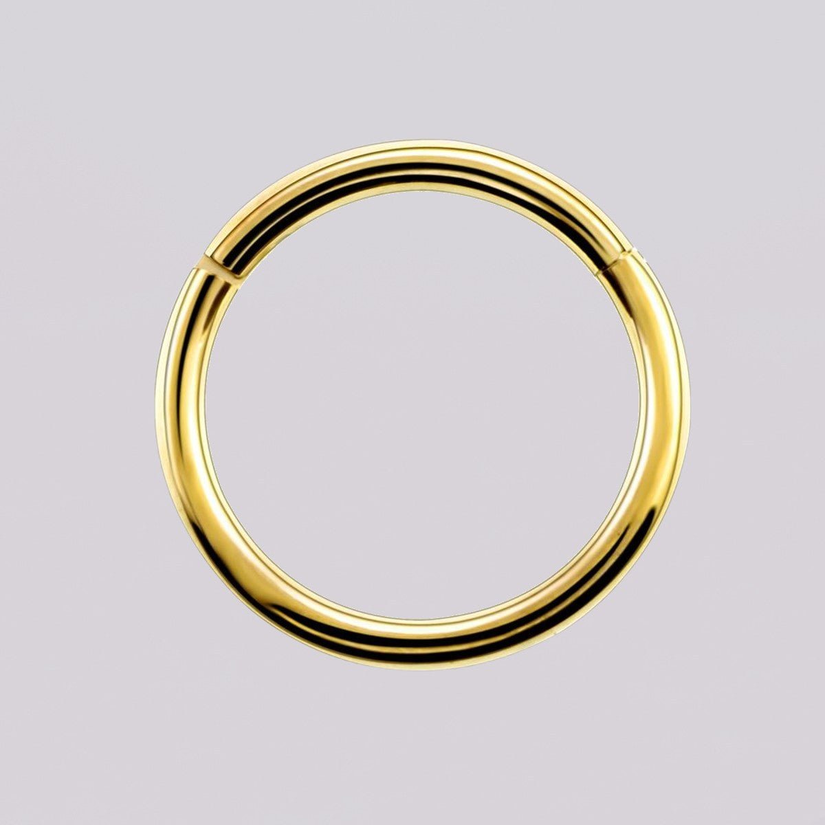 Joya para piercing Clicker Dorado - Helix Body Jewelry - Tienda Online de Piercings