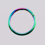 Aro con sistema clicker - tornasol - Helix Body Jewelry - Tienda Online de Piercings