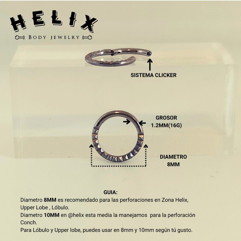 Aro Hexa - Helix Body Jewelry - Tienda Online de Piercings