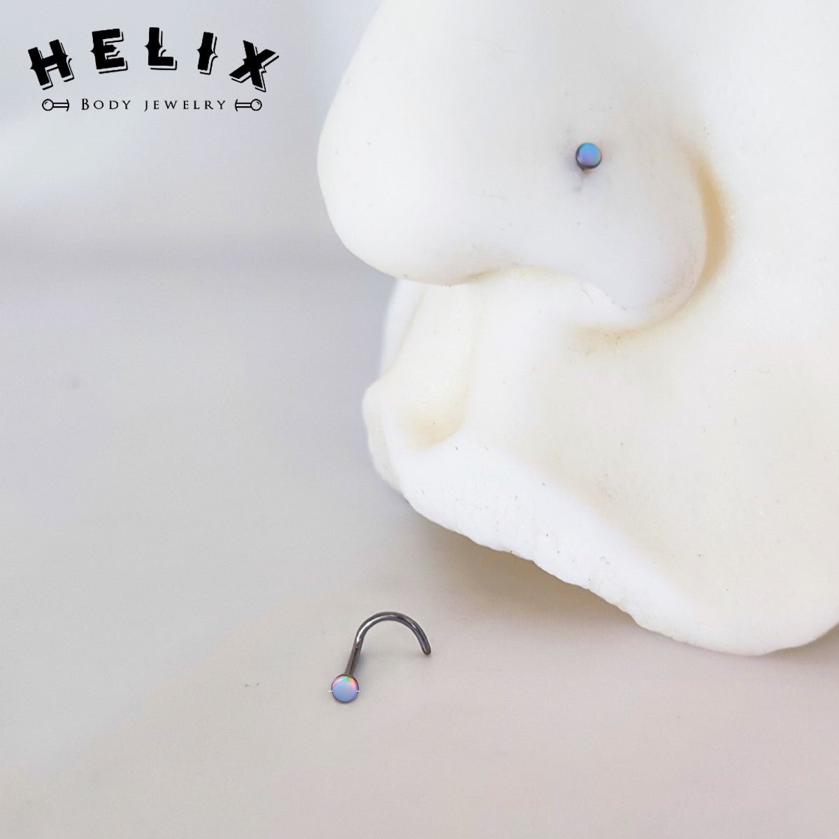 Piercing Nariz Opalo 17 - Helix Body Jewelry - Tienda Online de Piercings