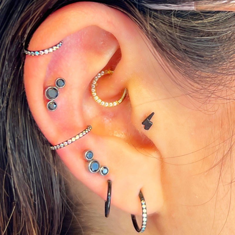 Clicker Black - Helix Body Jewelry - Tienda Online de Piercings