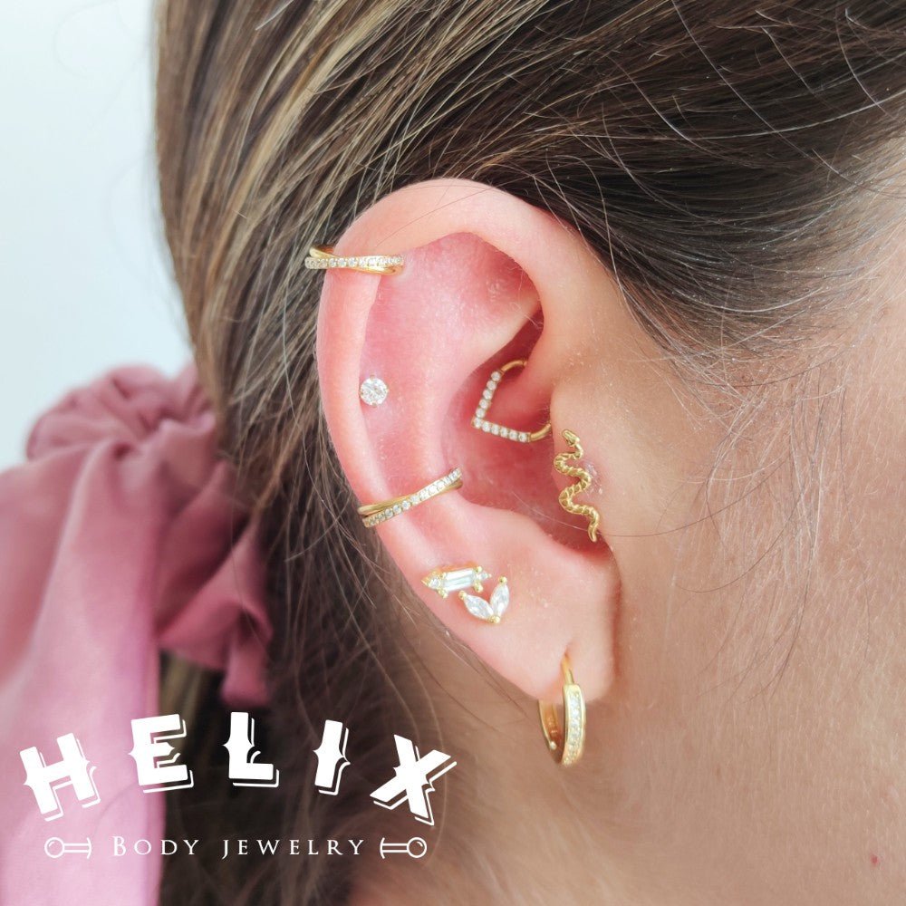 Aro en titanio Cory - Helix Body Jewelry - Tienda Online de Piercings