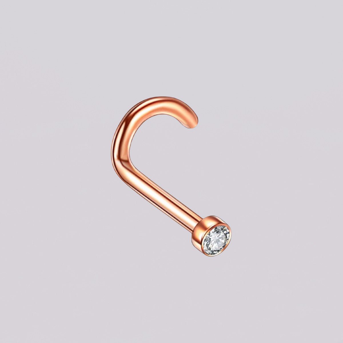 Nariz Chispa Oro Rosa - Helix Body Jewelry - Tienda Online de Piercings