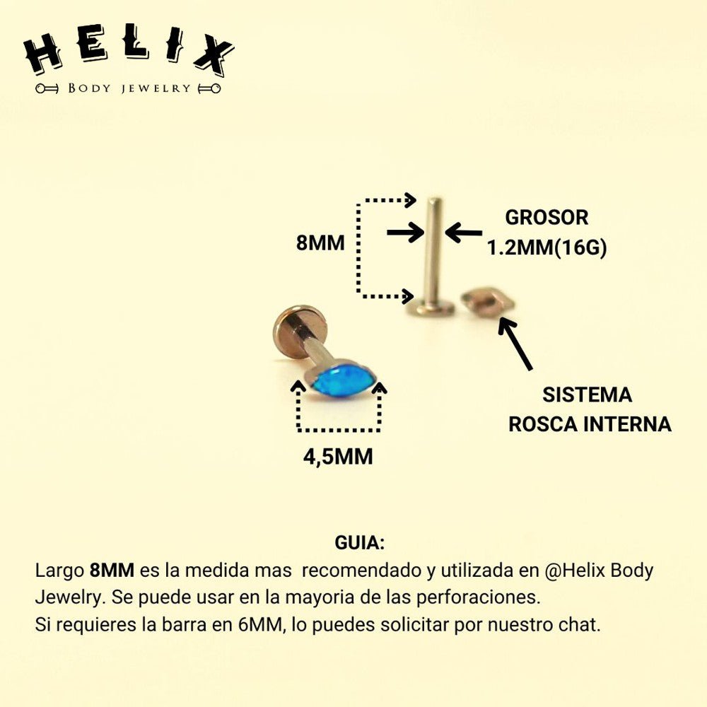 Joya para piercing Perl - Helix Body Jewelry - Tienda Online de Piercings